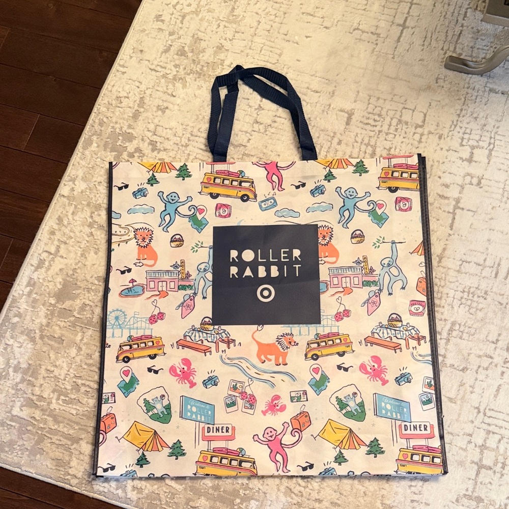 Roller Rabbit Multicolor Tote Exclusive Tote Bag Rare Gift Promo 3/7/2026 New